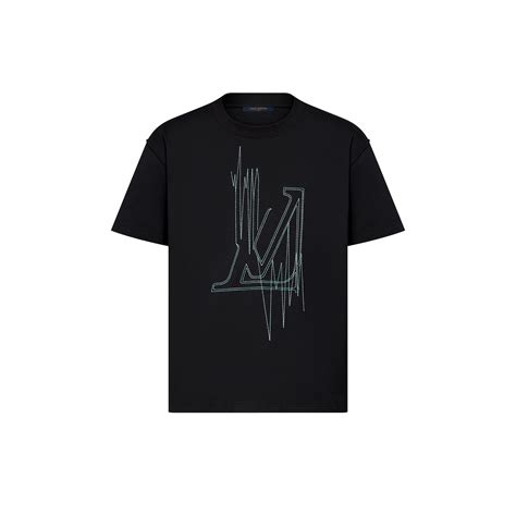 lv frequency graphic t-shirt white|Men's Fashion T.